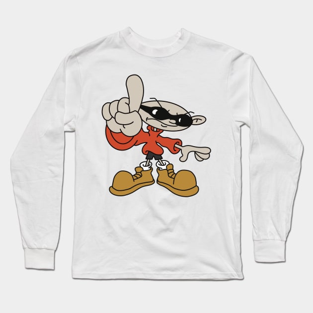 Number 1 Long Sleeve T-Shirt by FoxtrotDesigns